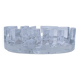 80s design sculptural glass candle holder