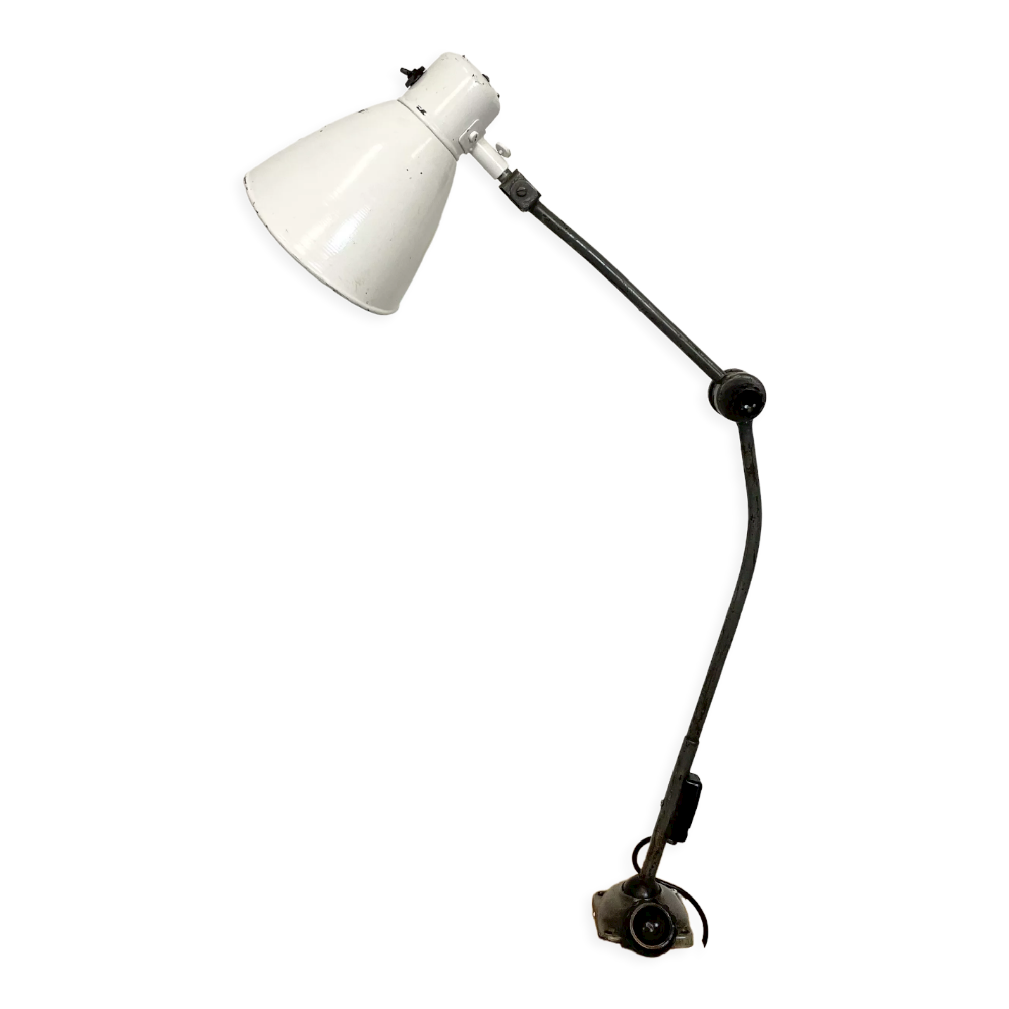 Lampe de table d’atelier industriel années 1960