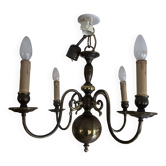 Lustre style Hollandais 4 branches