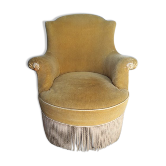 Napoleon III 19th century toad armchair