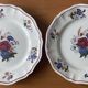 6 large flat antique plates in Sarreguemines earthenware