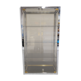 Hollywood Regency display cabinet by Renato Zevi, Italy circa 1970