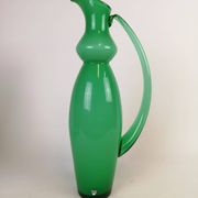 Ensemble de 3 pièces en verre vert Orrefors, Suède