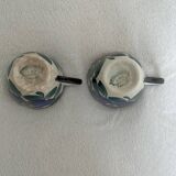 Lunéville K & G Coffee Cups - Early 1900s
