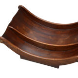 George III mahogany cheese coaster