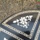 Coffee table Asian décor inlaid with vintage antique mother-of-pearl
