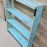 Burmese teak wall shelf