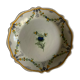 Assiette de Nevers en faïence fin XVIIIe siècle décor de frises végétales