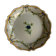 Assiette de Nevers en faïence fin XVIIIe siècle décor de frises végétales