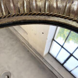 Golden mirror ancient flowery sun