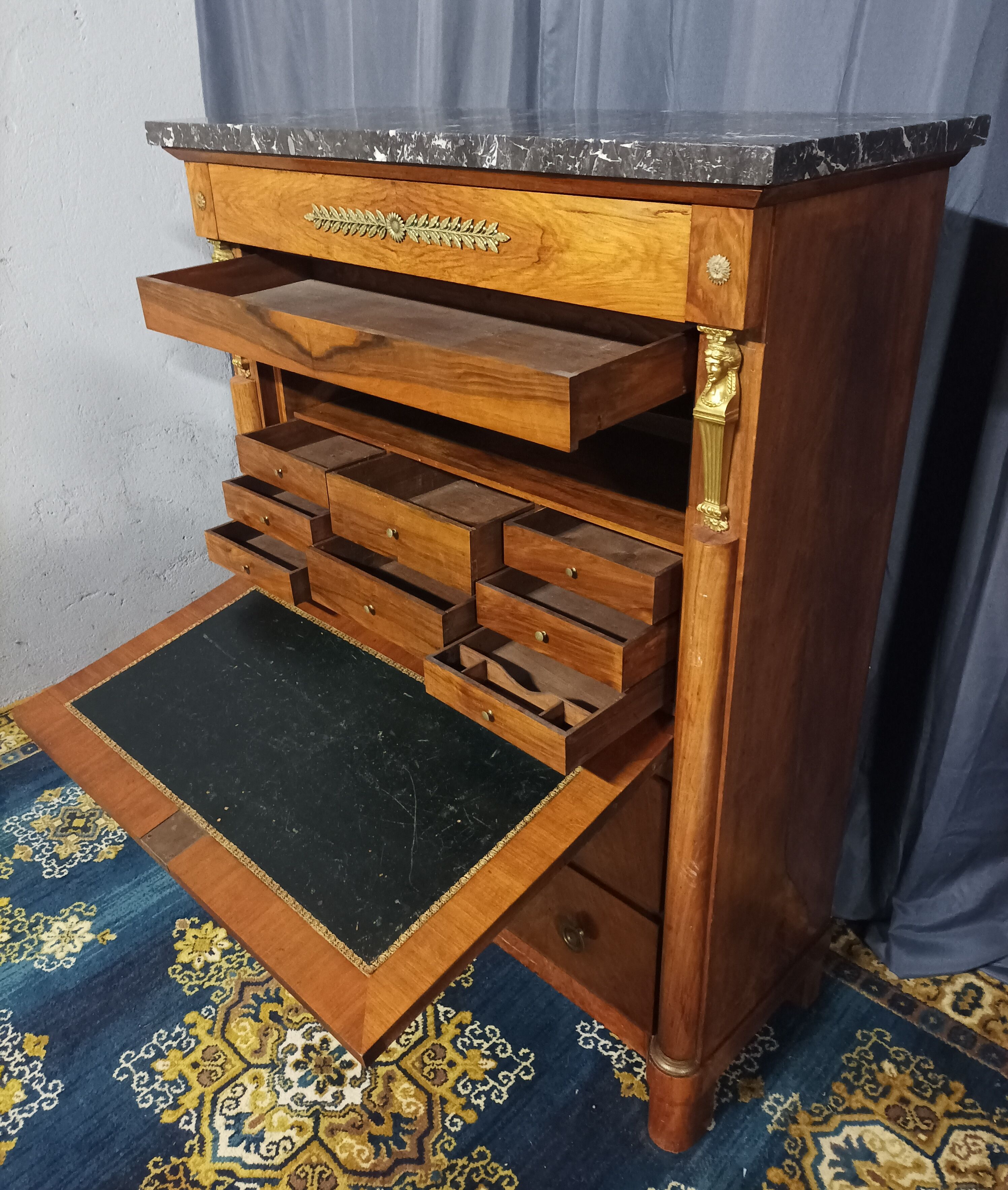 Secretary walnut empire