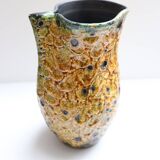 Vintage ceramic pitcher vase from the 70s