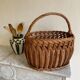 Panier osier ovale