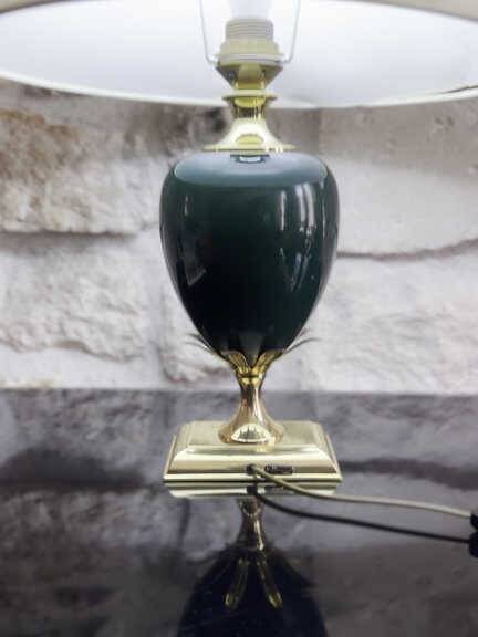 Vintage pineapple lamp signed Le Dauphin