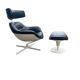 Fauteuil et pouf Aucklang par Jean-Marie Massaud