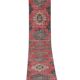Vintage Turkish hallway rug 81x730 cm
