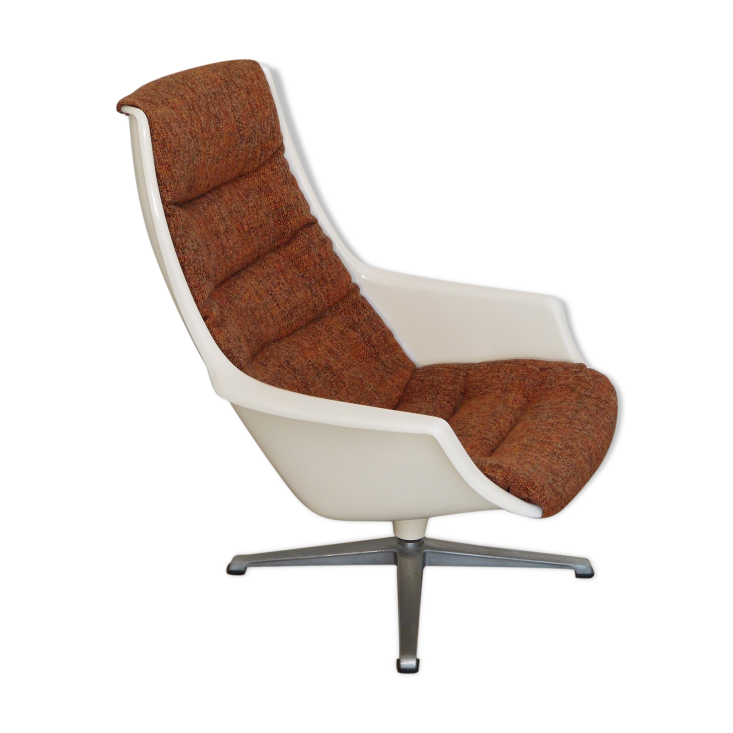 Fauteuil vintage pivotant "Galaxy" de Alf Svensson