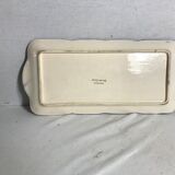 Old quimper pottery dish + drawing the val andré made in france vintage