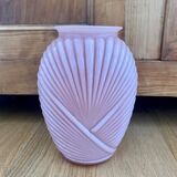 Pink Art Deco Anchor Hocking Vase