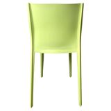 Philippe Starck, set of 8 French green chairs, design Slick XO