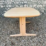 Scandinavian Design Extension Table 1960/70 In Solid Beech