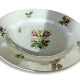 Plat ovale en porcelaine