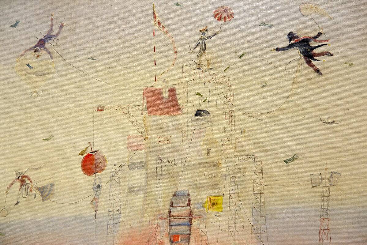 Miroslav Krofián "The Victory of Ideology" contemporary painting - czechia