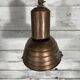 Wall lamp in copper and brass