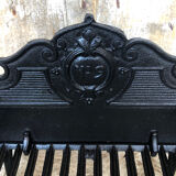 Old fireplace fireplace cast iron removable plate