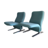 Pair of armchairs Concorde model Pierre Paulin for Artifort 1960 s