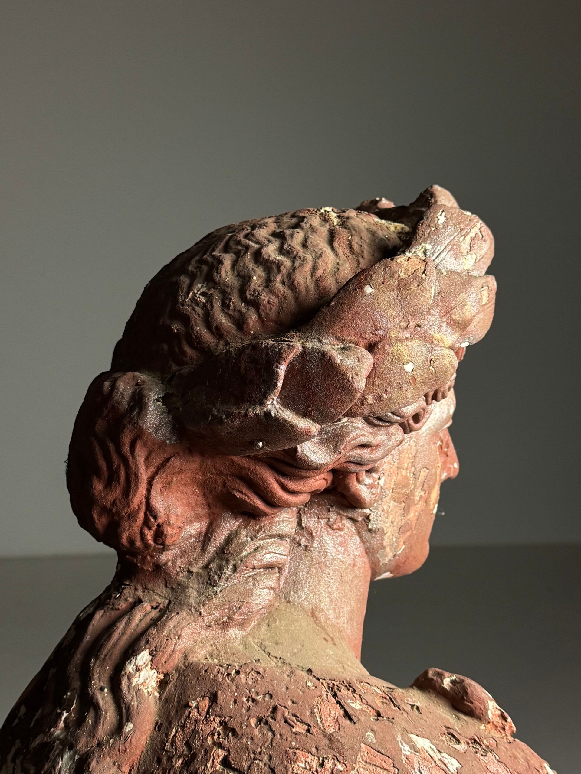 Statue en plâtre de déesse grecque du 20e siècle