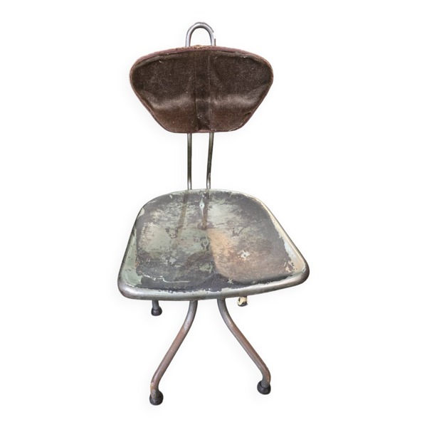 Chaise industriel M42 par henrie lieber pour flambo