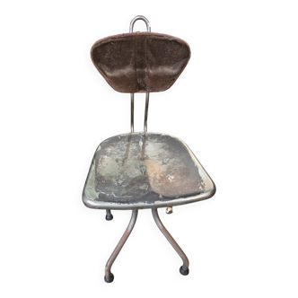 Chaise industriel M42 par henrie lieber pour flambo