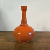 Orange ceramic soliflore