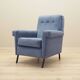 Blue armchair, Italian design, 1970s, production: Italy