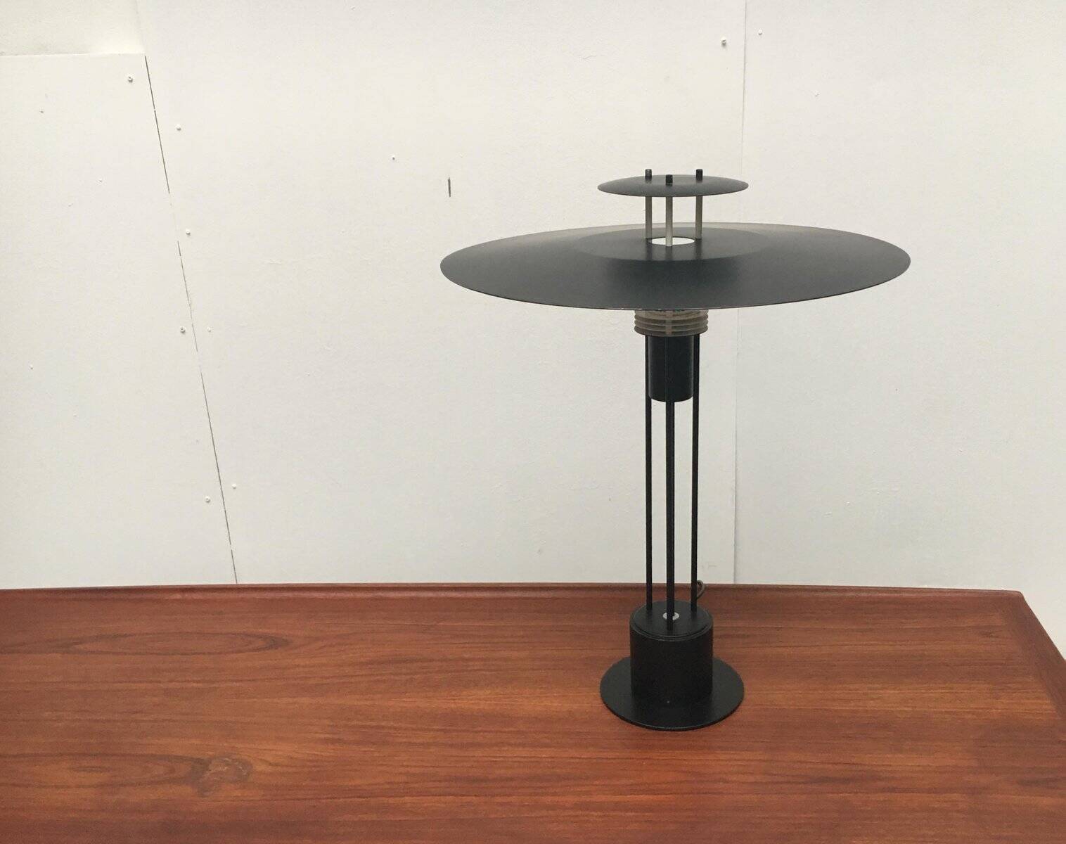 Lampe de table métallique danoise vintage de Frandsen