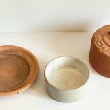 ART NOUVEAU Terracotta BUTTER DISH