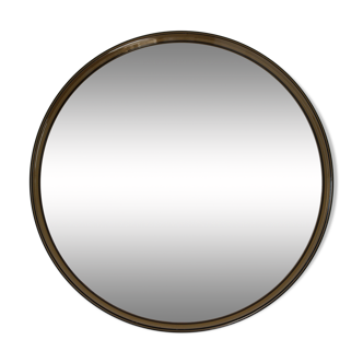 Miroir rond vintage en plexiglas - 51cm