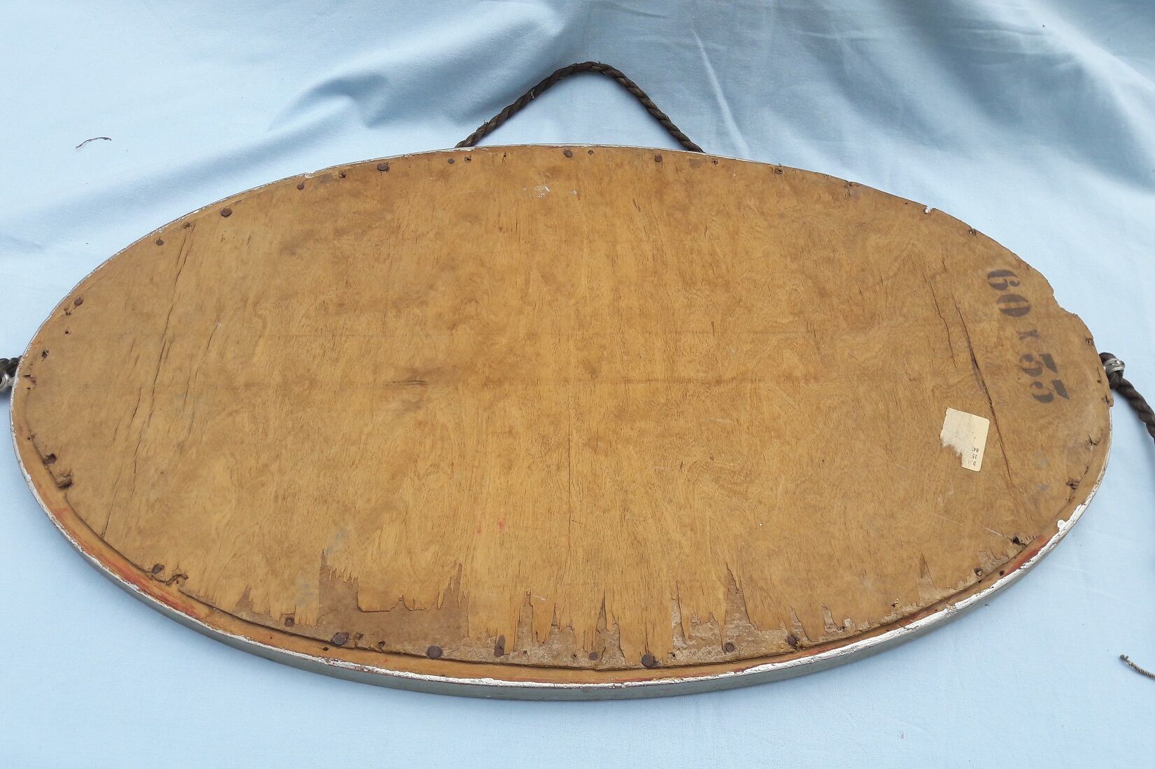 Oval mirror 38 x 65 cm