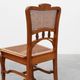 Set of 6 art nouveau dinner chairs in the manner of Victor Horta, Belgium