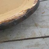 Oval mirror wood and gilding