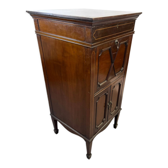 Bar cabinet and mahogany storage English style