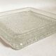 Nevada catch-all tray 1950s moulded glass Saint Gobain 20 x 20 cm