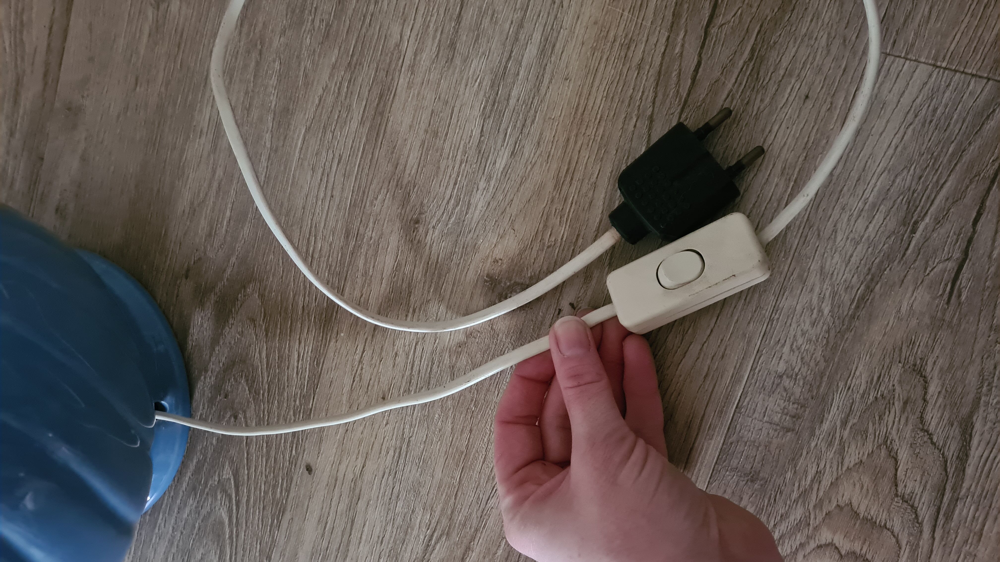 Old ceramic lamp 1980