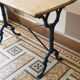 Table bistrot plateau bois