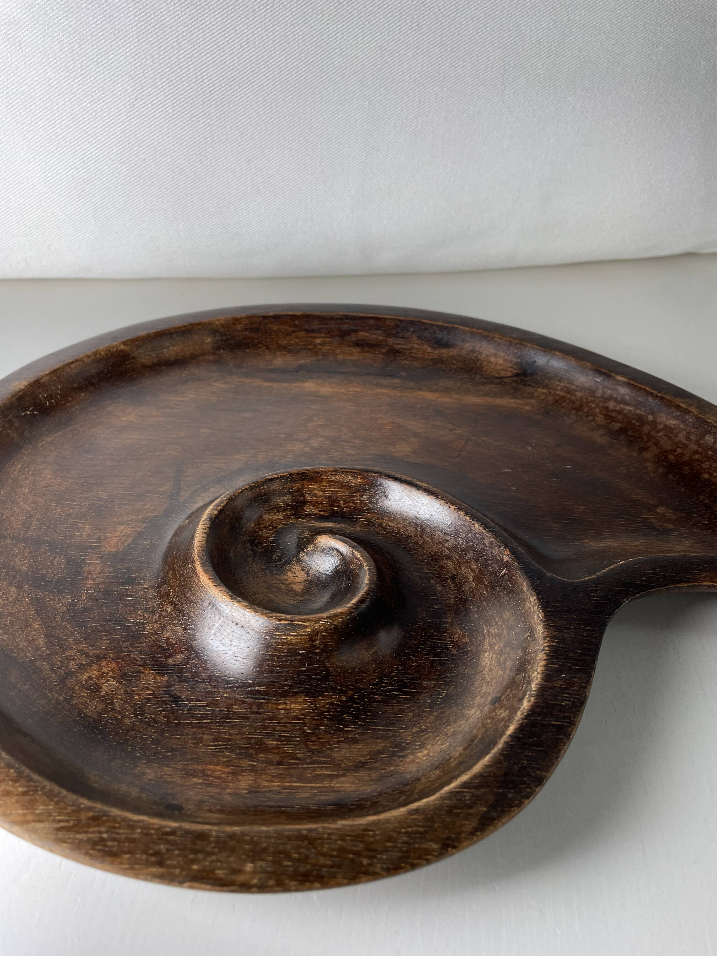 Plateau en bois vintage