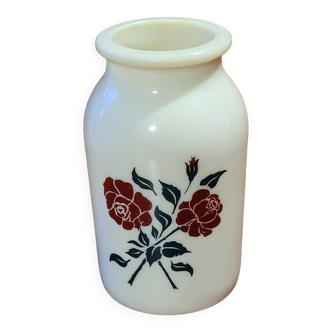 Vase pot opaline - ancien - vintage