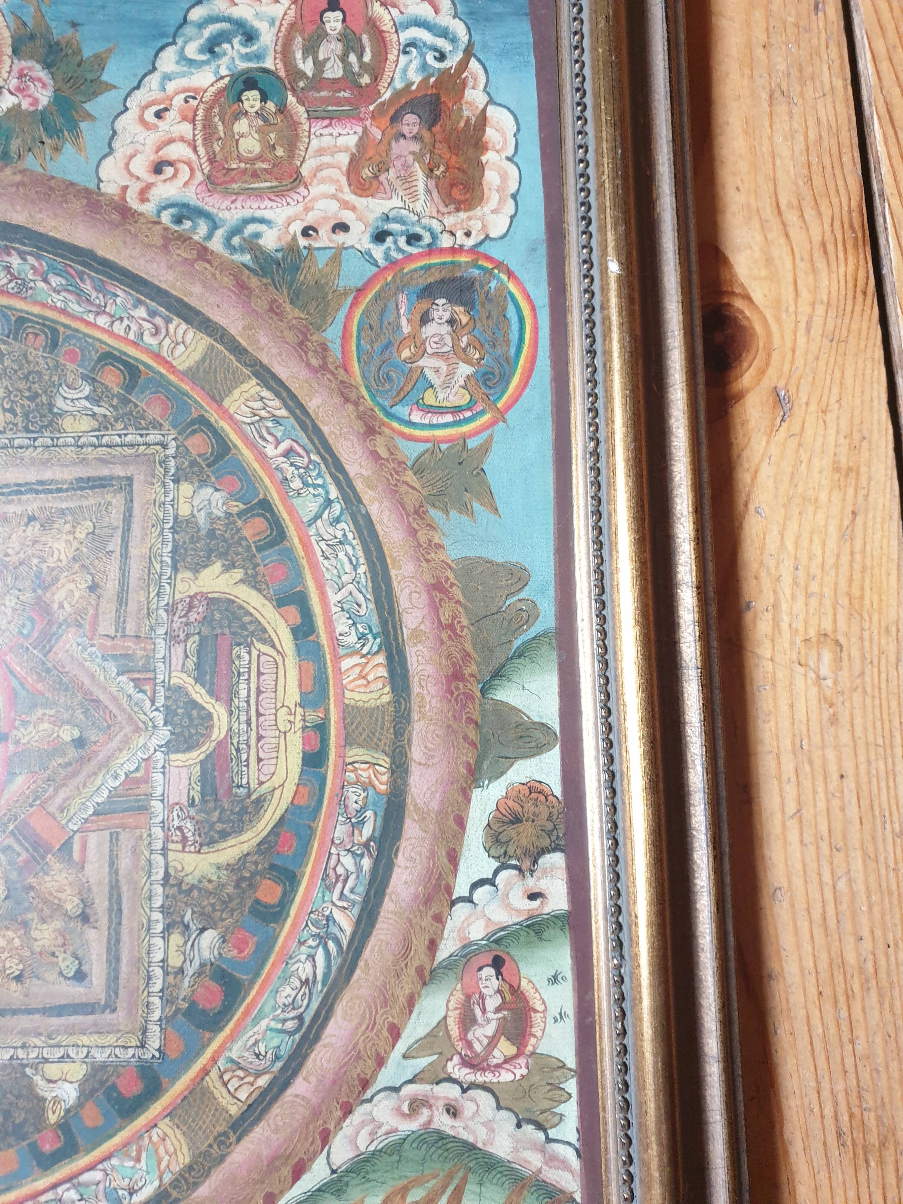 Thangka from Tibet mid-20th century