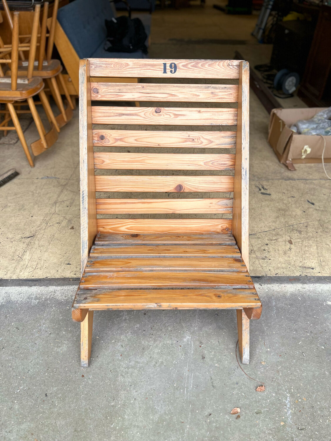 Set of 3 beach chairs