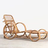 Lounge Chair in rattan, Netherlands 50 years